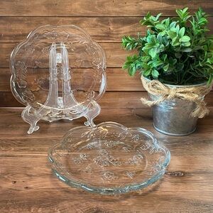 (2) Savannah Anchor Hocking Bread and Butter Plates